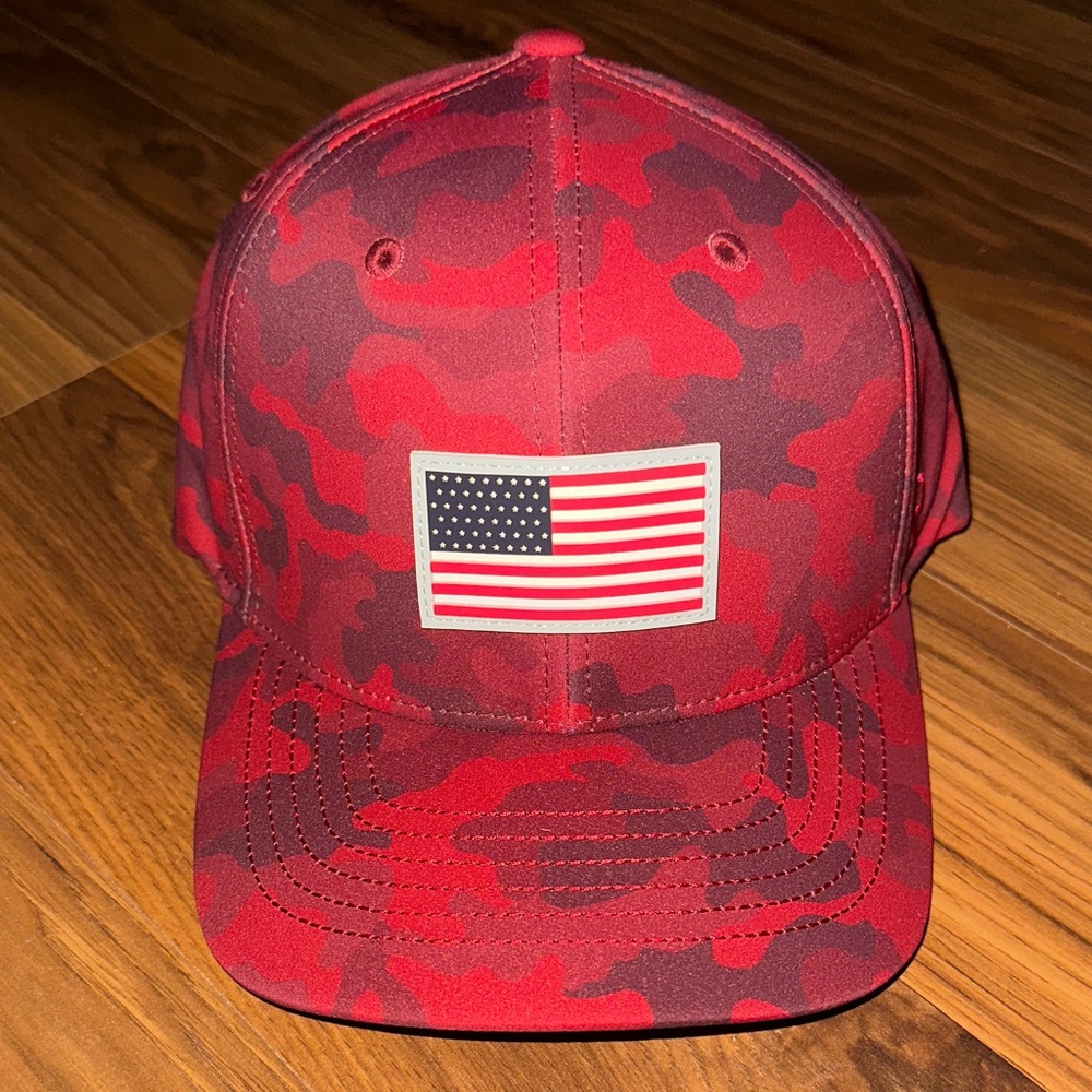 Puma American Flag Camo Golf Hat
